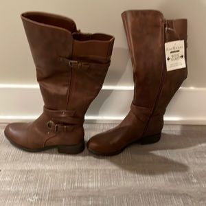 Kim Rogers Tall Brown Boots Size 7